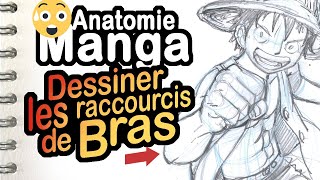 Comment DESSINER des BRAS MANGA DYNAMIQUES avec raccourcis [upl. by Furr]