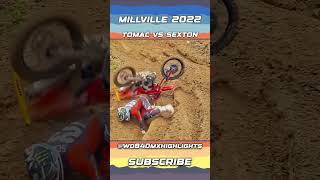 Tomac vs Sexton Spring Creek Motocross 2022 [upl. by Imef]