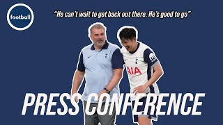 Ange Postecoglou confirms Son Heungmin is BACK from injury for Tottenham vs West Ham [upl. by Rephotsirhc]