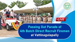 CM participating in Passing Out Parade of 4th Batch Direct Recruit Firemen at Vattinagulapally [upl. by Atworth]