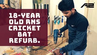 Repairing a Vintage Cricket Bat 🏏🔥  A2 Cricket [upl. by Alyssa]