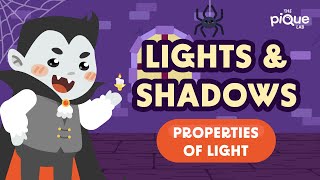 Lights amp Shadows Properties Of Light  Primary School Science Animation [upl. by Myo]