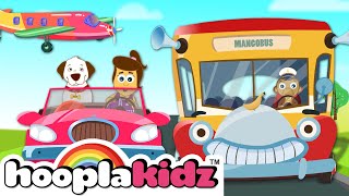 The Vehicle Song  Kids Song  HooplaKidz [upl. by Mortensen]