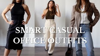 Smart Casual Office Outfits  Workwear Essentials  Part 1 [upl. by Hax]