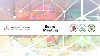 Dec 19 2023  OCDSB  Board Meeting [upl. by Vokaay]