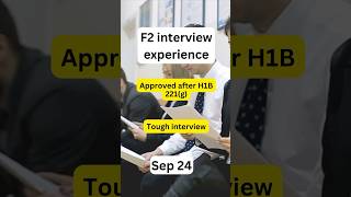 USA F2 visa interview experience  Approved after H1B rejection  September 2024 usavisa shorts [upl. by Anehs]