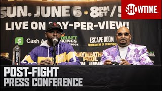 Mayweather vs Paul PostFight Press Conference  SHOWTIME PPV [upl. by Hecklau]