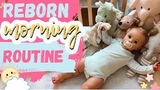 REBORN Morning ROUTINE ☀️ 🥣 with Baby Pippa  Dressing amp Feeding reborn reborns rebornroutine [upl. by Atinuahs]