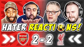 Arsenal amp Liverpool RIVALS amp HATERS Reaction to Arsenal 22 Liverpool  Premier League Fan Reactions [upl. by Briano443]