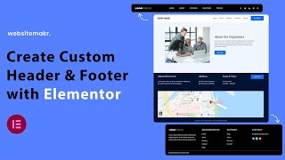 Create your own Custom Header amp Footer For Free using Elementor [upl. by Hsepid278]