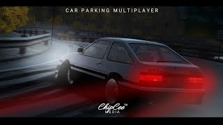 Initial D  Gas Gas Gas Scene Recreation in Car Parking Multiplayer [upl. by Radek]