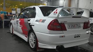 Mitsubishi Lancer EVO 4 Exhaust Sound [upl. by Ajram457]