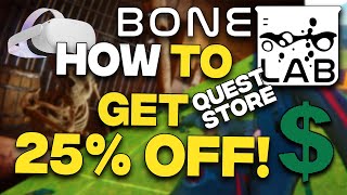 BONELAB  25 OFF Quest store How to get [upl. by Oralee]