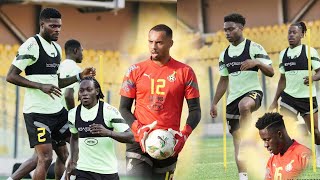 Black Stars held Their first Training in Accra  Watch a beautiful Goal Tariq Lamptey Scored 🔥 [upl. by Tallie]