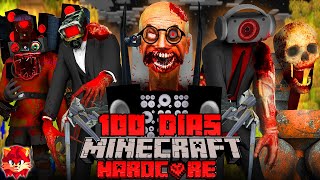 SOBREVIVÍ 100 DÍAS en un Apocalipsis de SKIBIDI TOILET ZOMBIE en MINECRAFT HARDCORE y esto sucedió [upl. by Hortense]