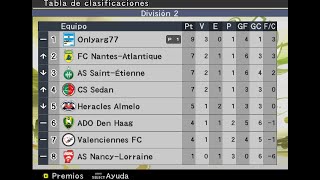 Liga master Pes 6 copa de 2da division arrancamos la copa sin ordaz la arrancaremos bien [upl. by Anaitsirhc194]