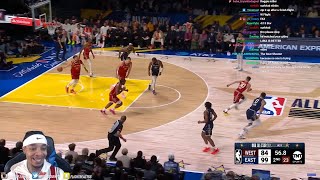 FlightReacts To NBA 2024 AllStar Game Full Highlights East vs West [upl. by Nwahsel241]