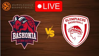 🔴 Live Baskonia vs Olympiakos  EuroLeague 20232024  Live Play by Play Scoreboard [upl. by Anivek]