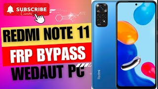 Redmi Note 11 Frp Bypass Android 13 MIUI 14  Redmi Note 11 Frp Bypass 2024 [upl. by Meggie]