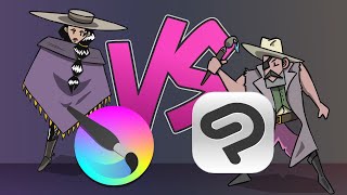 Krita 5 VS Clip Studio Paint [upl. by Yee]