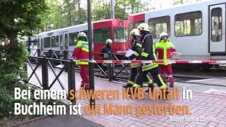 Mann stirbt bei KVBUnfall in Köln Buchheim [upl. by Gabrielle408]