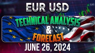 Latest EURUSD Forecast and Technical Analysis for June 26 2024 [upl. by Aihsal]