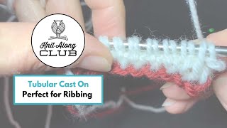 Tubular Cast On Perfect for Ribbing [upl. by Steinway]