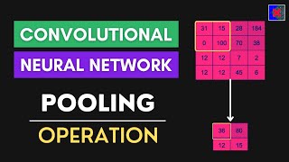 Pooling Layer in CNN  MaxPooling in Convolutional Neural Network [upl. by Atirb]