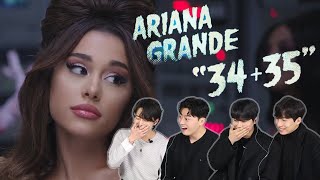 아리아나 그란데 신곡 뮤비를 본 남자들 반응 Ariana Grande  3435 MV Reaction [upl. by Adnaloj]