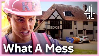 Katie Prices Chaotic Home Gets An EXTREME Makeover  Katie Prices Mucky Mansion  Channel 4 [upl. by Hnamik290]