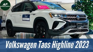 Volkswagen Taos Highline 2023  Reseña [upl. by Latrina331]