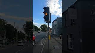 Cambridge High Street A1309 Microsense amp Siemens Mellor Traffic Lights Toucan Crossing [upl. by Agem]