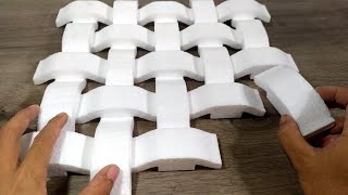 EASY 3D wall decor ideas 3D wall art  Styrofoam craft [upl. by Eillam]