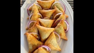 Samosas Part 1 How To Make The Samosa Pocket [upl. by Ahron]