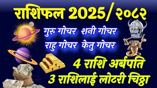 Guru gochar 20252082 Shani gochar 20252082 Rahul ketu gochar 20252082 Rashifal 20252082 earn [upl. by Jacobina860]