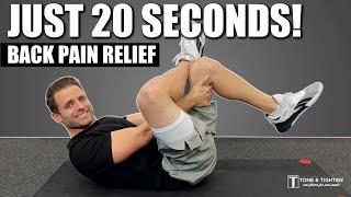 6 Exercises To Relieve Back Pain In 9 Minutes  FOLLOW ALONG [upl. by Anitnemelc]