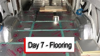 Insulate your van floor the right way Sprinter van build [upl. by Poirer]