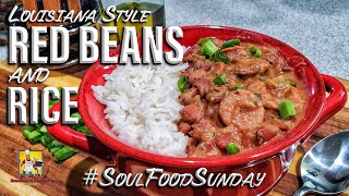 Louisiana Style Red Beans and Rice Recipe  SoulFoodSunday [upl. by Christoforo]