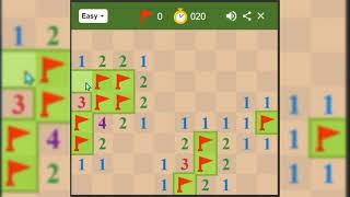 Easy Minesweeper in 2079 seconds with flags [upl. by Farly]