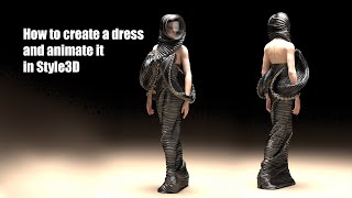 How to create a dress with animation in Style3D [upl. by German]