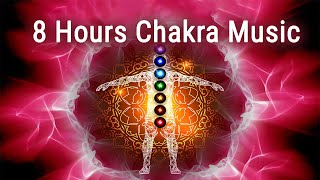 All 7 Chakras Solfeggio Frequencies Full Body Energy Cleanse 8 Hours Chakra Music Aura Cleanse [upl. by Anaitsirhc956]