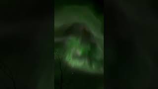 Northern Lights 🌌alaska northernlights green pretty nativeamerican night nightcore shorts [upl. by Kauffmann]