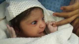 Cute Newborn Baby half an hour old [upl. by Nehttam]