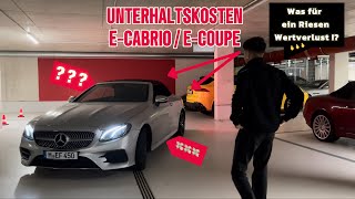 MERCEDES E220d UNTERHALTSKOSTEN COUPE  CABRIO SAU TEUER  Knaxelyas [upl. by Chrystal]