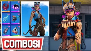 NEW BEST RENEGADE LYNX SKIN COMBOS FORTNITE OG PASS  Fortnite [upl. by Jorry636]