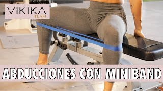 Como hacer abducciones con miniband sentada vikikateam [upl. by Witte347]