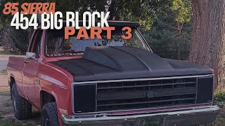 1985 square body installing the 454 bbc Part 3 [upl. by Eicarg24]