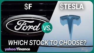 Why Ford is a buy but Tesla is risky Barrons associate editor discusses [upl. by Latrice123]