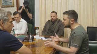 Ben Stiller meets with President Zelensky [upl. by Maison]