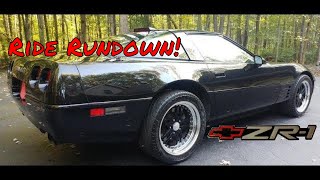 ZR1 Corvette Ride Rundown BampS Customs C4 Chevrolet Chevy ZR1 LT5 Review [upl. by Fredia]